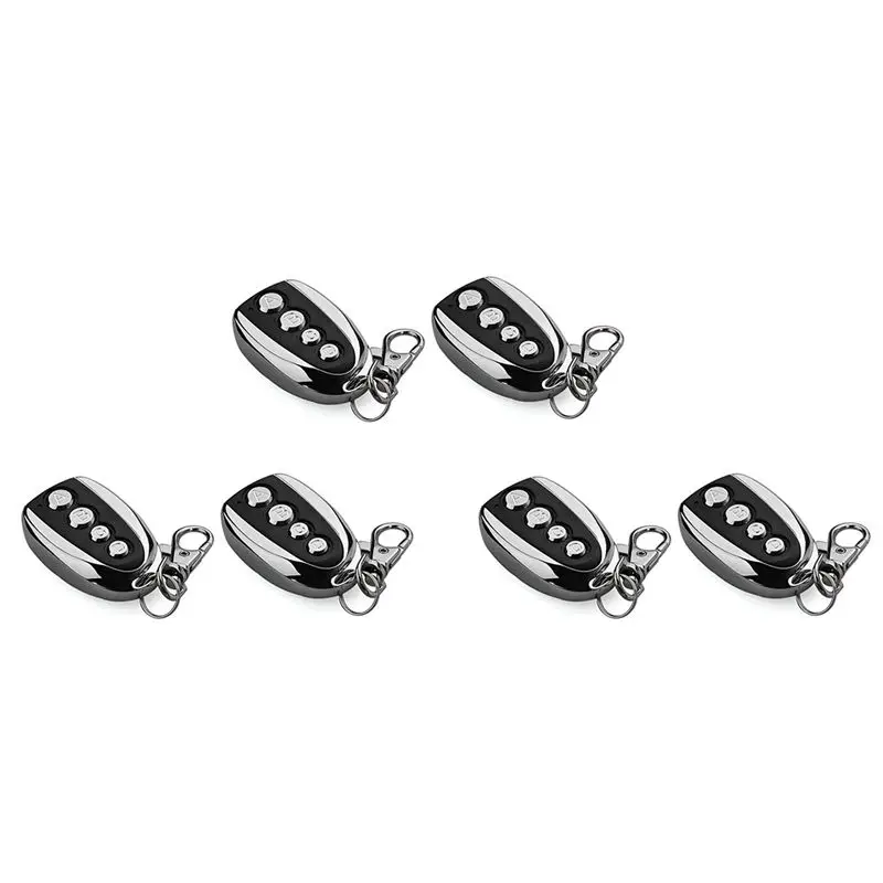 

【ВОДНЫЕ ИНСТРУМЕНТЫ】6 шт., 433,92 МГц, универсальный пульт дистанционного управления для гаражных ворот и ворот, 4-кнопочный брелок для ключей, Дубликатор, устройство открывания гаражных ворот