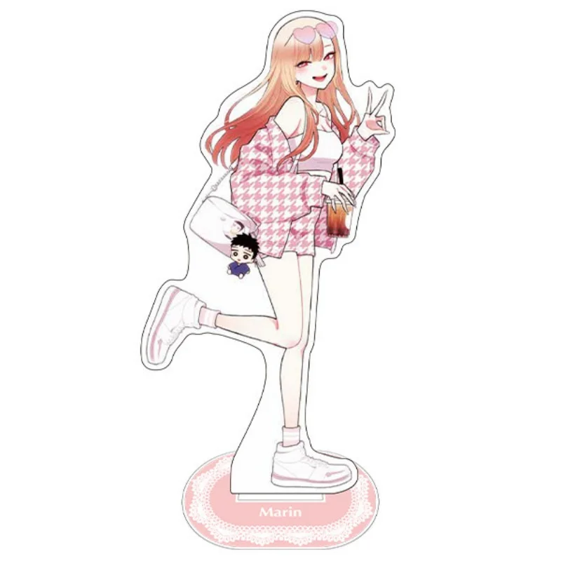 Anime My Dress-Up Darling Acryl-Ständer Marin Kitagawa Sajuna Inui Shinju Inui Nowa Sugaya Cartoon Schlüsselanhänger Cosplay Prop Deko – Detail 7