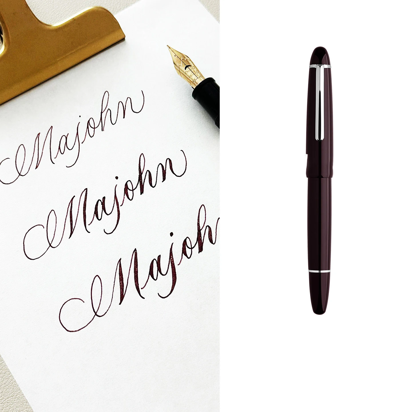 

New MAJOHN P139 P138 P136 Classic Flex Nib Fountain Pen Flexes Nib Pen Softness Flexare Business Modification Writing Pen ES ER