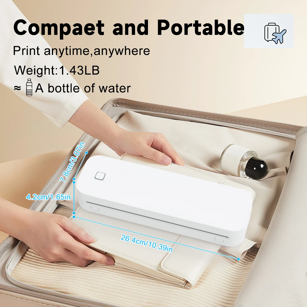 

Mini Thermal Inkless Photo Printer for Bluetooth Wireless Mobile Phone