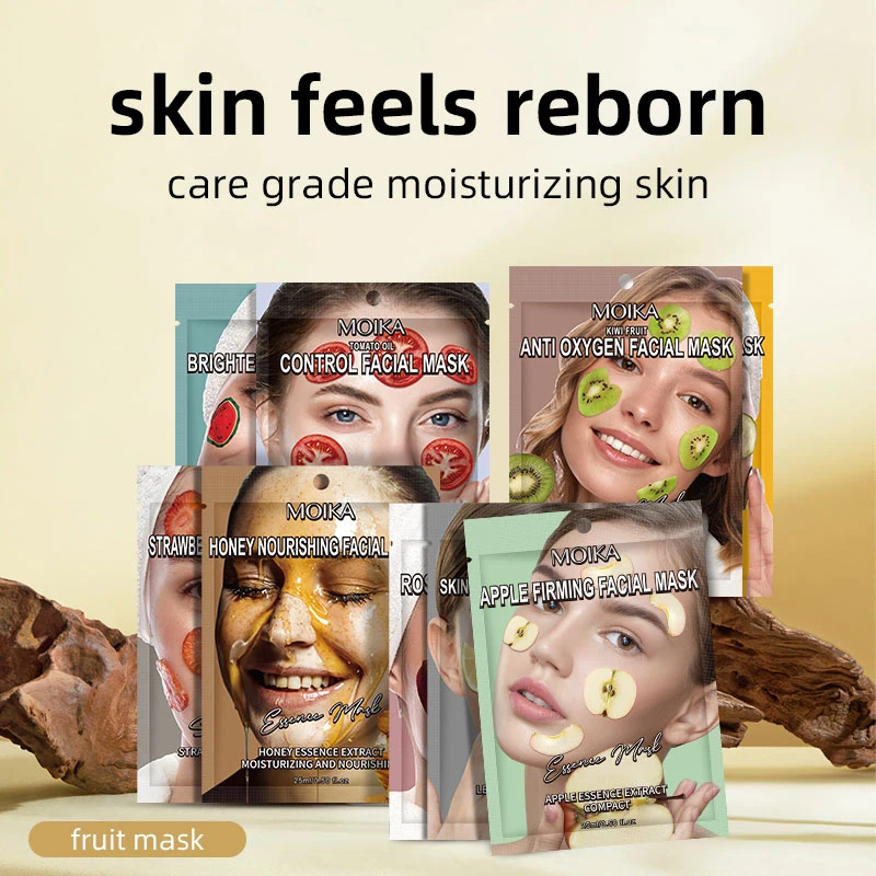 

MOIKA Watermelon Facial Mask Brightening Firming Hydrating Moisturizing Repairing Skin Care 1/5/10/20pcs Pack for Face