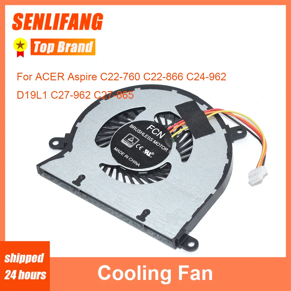 New DFS1503059U0T FK0P CPU Fan For ACER Aspire C22-760 C22-866 C24-962 D19L1 C27-962 C27-865 Cooling DC5V 4-Line