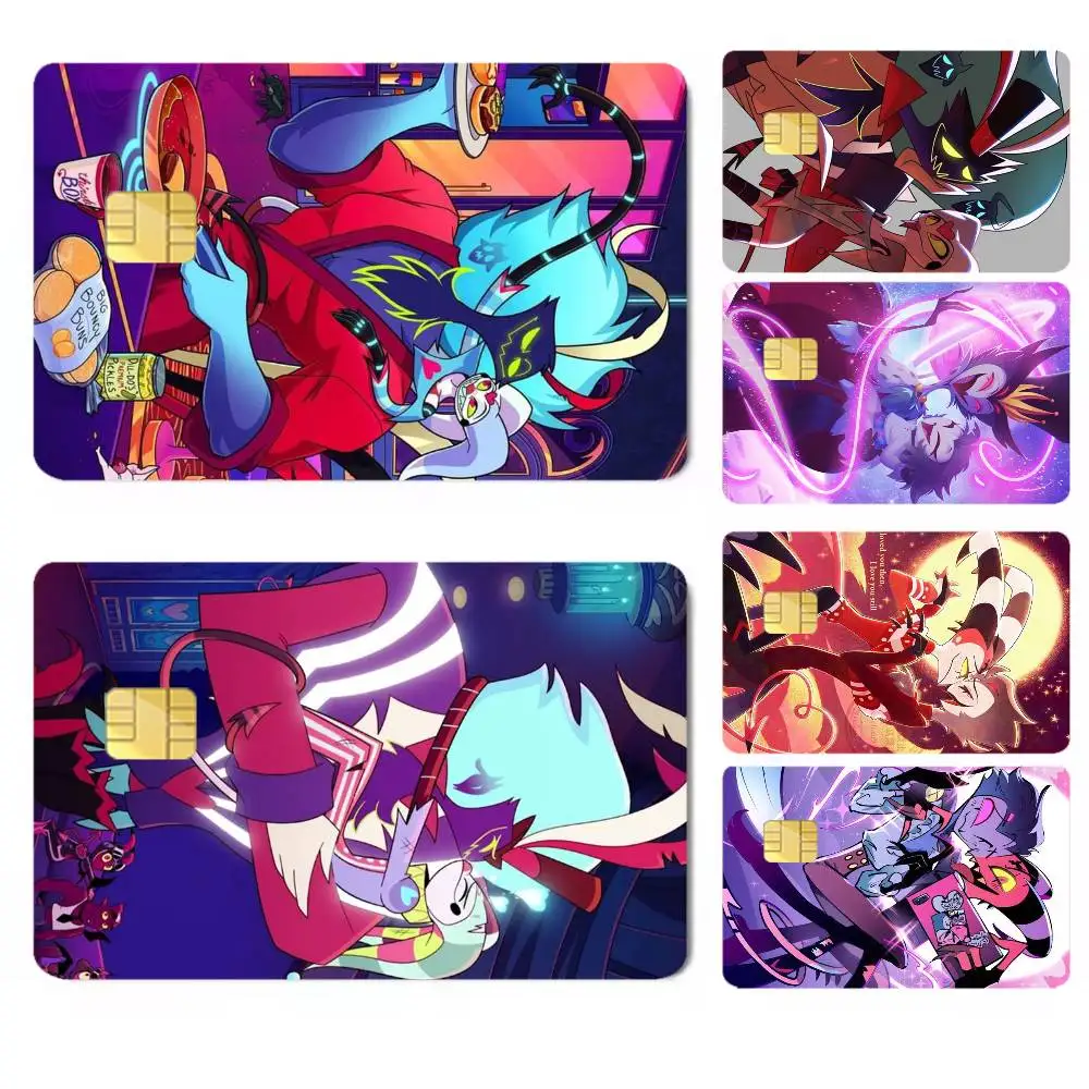 Blitzo Loona Helluva Boss Stolas-s Credit Card HD Stickers Easy to replace, change card style anytime as you like
