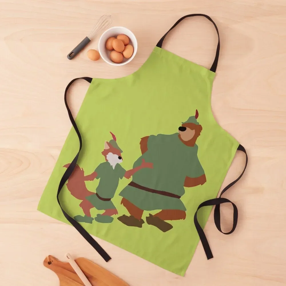 

Robin Hood and Little John Apron Funny home women Cooking Novelties Kitchen And Home Apron