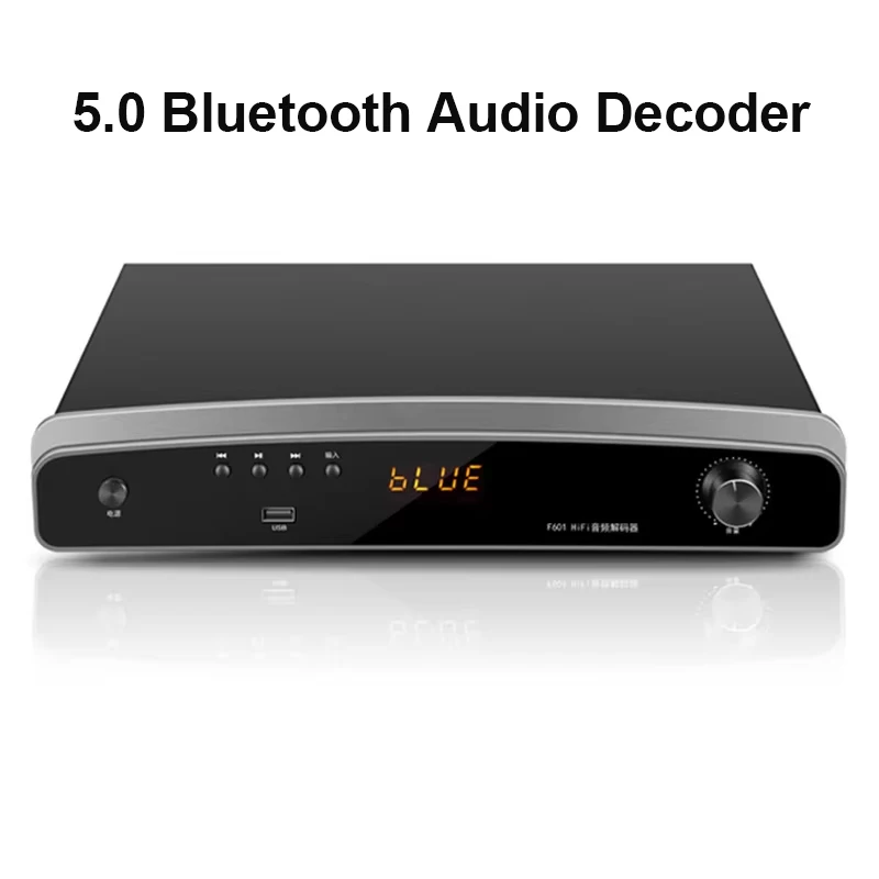 

SNR98dB Аудио декодер 5,0 Bluetooth-приемник ЦАП 384 кГц Hi-Fi цифро-аналоговый преобразователь без потерь Dac USB OPT COAX для домашнего использования