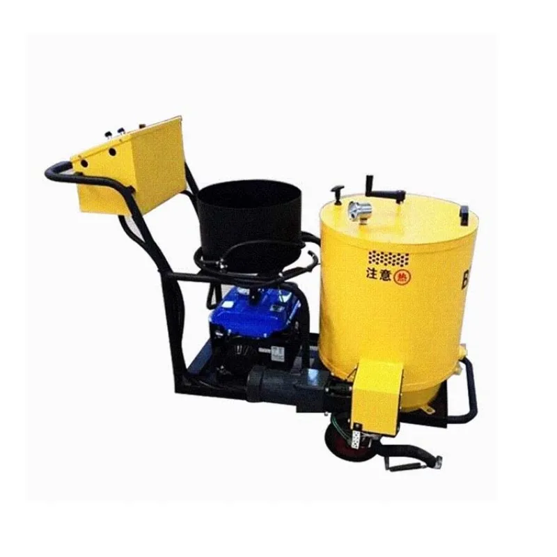 Self propel crack repair machines with sealing machine break pavement for efficient pavement breaking  filling applications