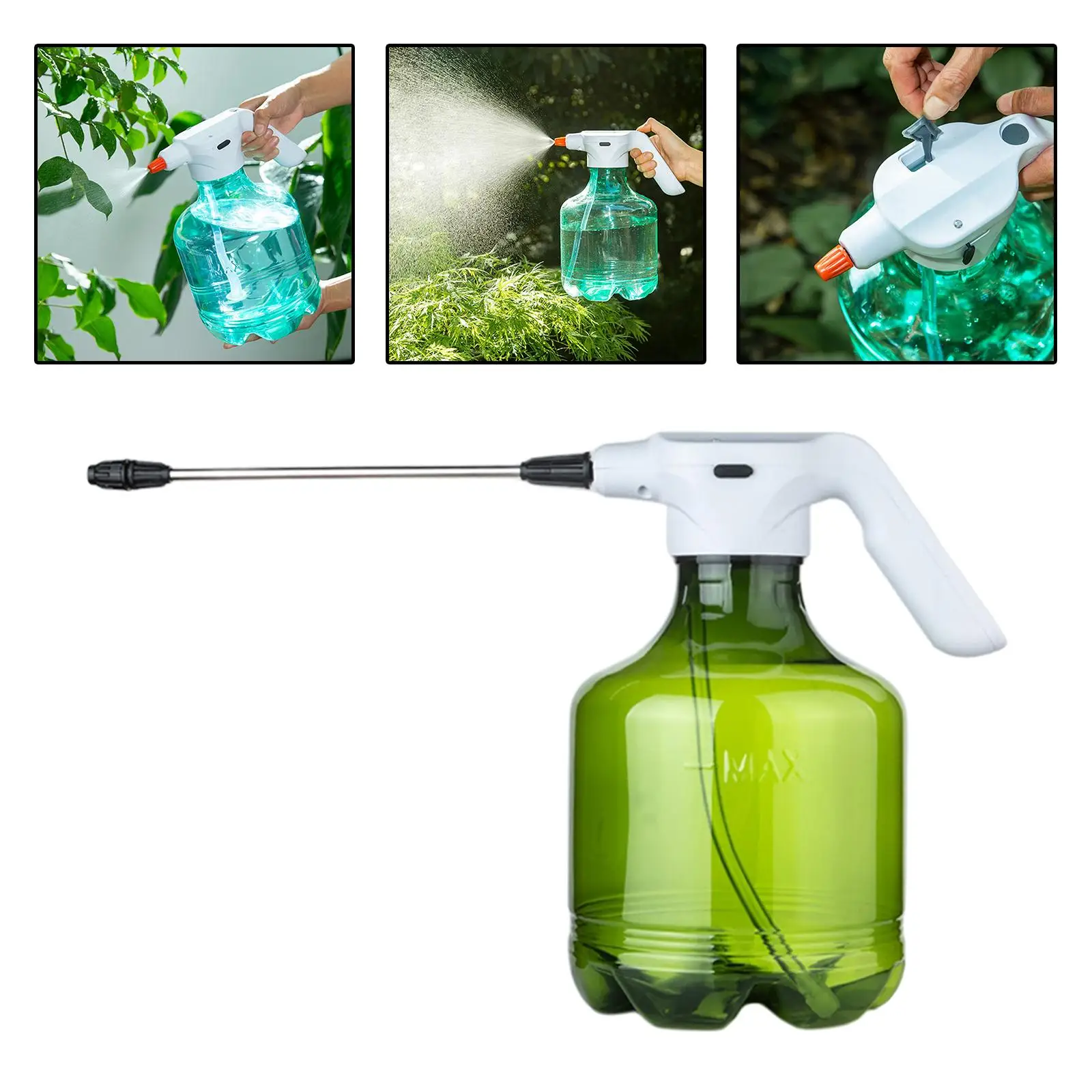 

3L Automatic Garden Planter Sprayer Electric Watering Can With Ergonomic Handle Suitable For Balcony Plant And Vertical Gardens