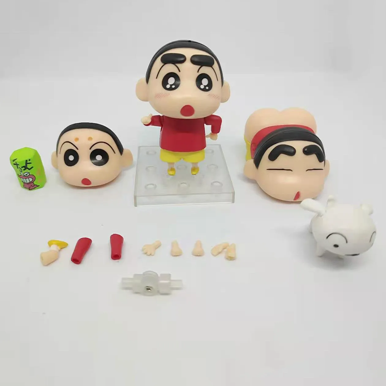 10 cm Anime Crayon Shin-chan q-version Gemeinsame mobilität Action Figure PVC Modell Statue Spielzeug Puppe Schreibtisch Dekor sammeln Geschenke