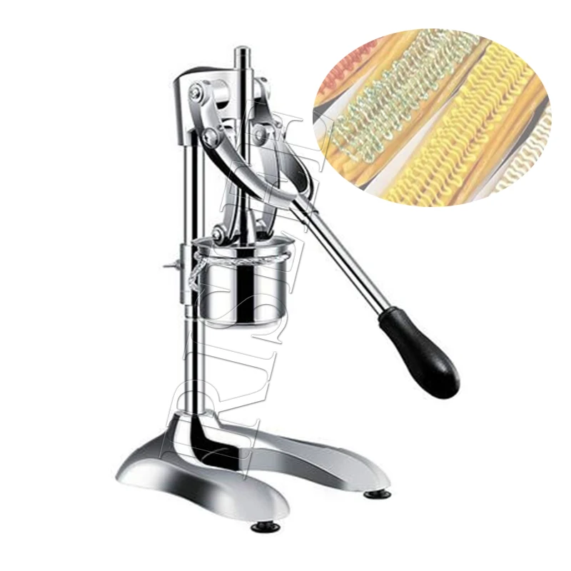 เครื่องอัดรีดมันฝรั่งบดแบบเครื่องหั่นมันฝรั่งฝรั่งเศสเครื่องทำมันฝรั่งด้วยมือเครื่องมือขึ้นรูปมันฝรั่งแบบแมนนวล