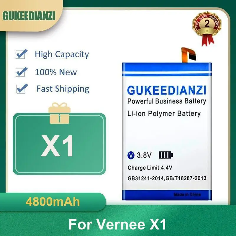 Battery For Vernee Thor Mix 2 E MTK6753 Mars Pro Apollo Lite SD456074PE M5 178003 DOOGEE 476180P T3 X1