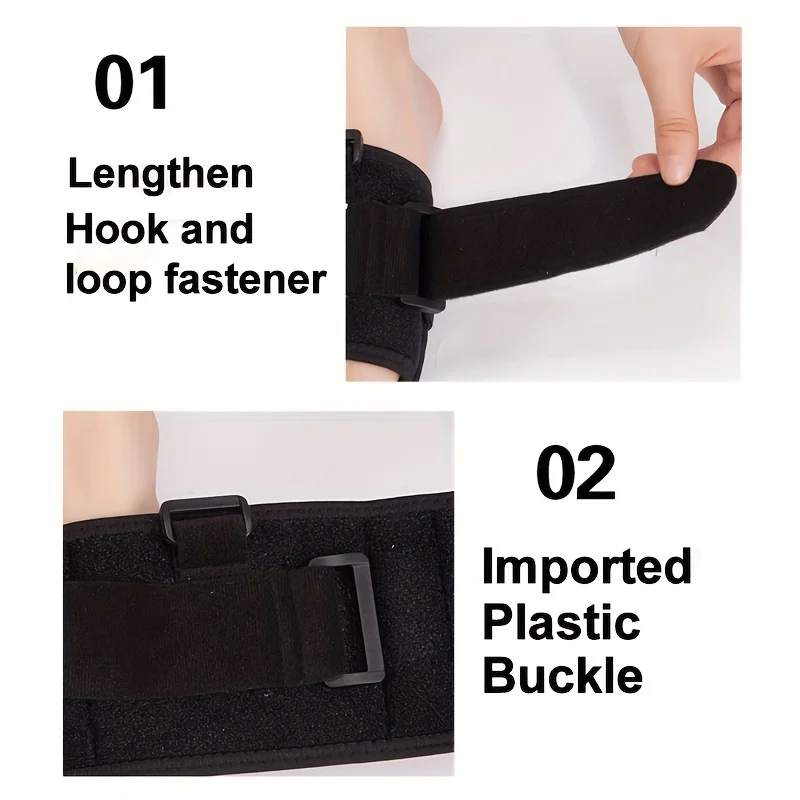 Adjustable Drop Foot Brace for Walking with Shoes Ankle Support Splint for Plantar Fasciitis Peroneal Achilles Tendon Stroke