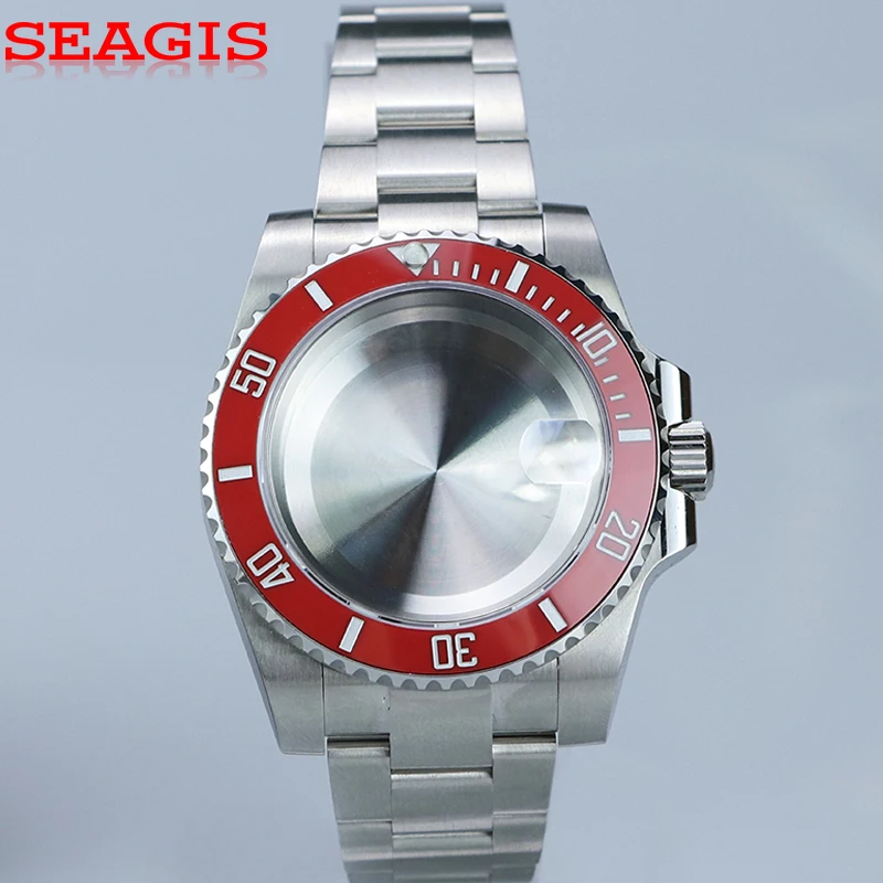 

40.5mm sub Diving case 316L stainless steel for NH35 movement Luxury sapphire glass Fit 28.5mm Dial