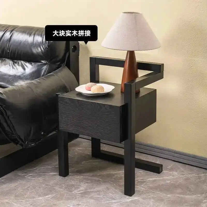 Modern Bedside Cabinets Table Light Building Luxury Bedroom Creative Bedside Rack Blocks Living Room Sofa Storage Side Tables