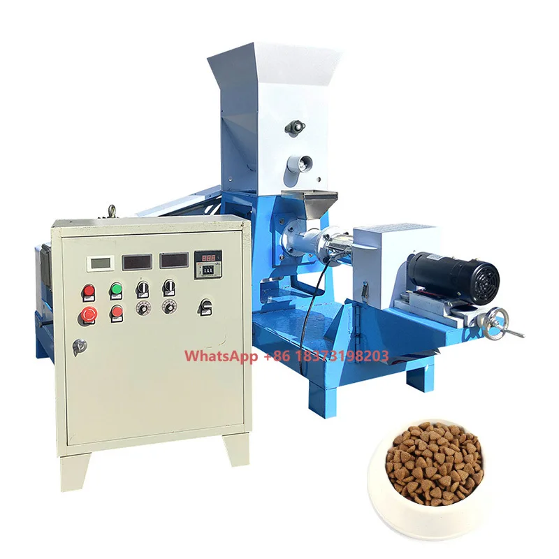

Hot Selling High Efficiency Dog Food Manufacturing Equipment Dry Dog Food Fish Feed Maker Machine