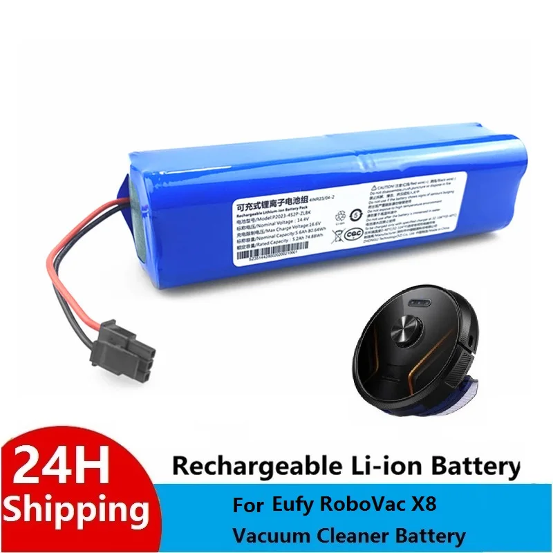 14.4V 6500mAh Replacement Battery For Eufy RoboVac X8 Series Hybrid Robot Vacuum Cleaner Accessories Parts