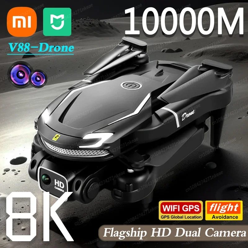 Xiaomi Mijia V88 Drone 8k Professional Hd Aerial Photography 5g Gps Remote Control Aircraft Hd Dual Camera Toy Quadcopter 10000m