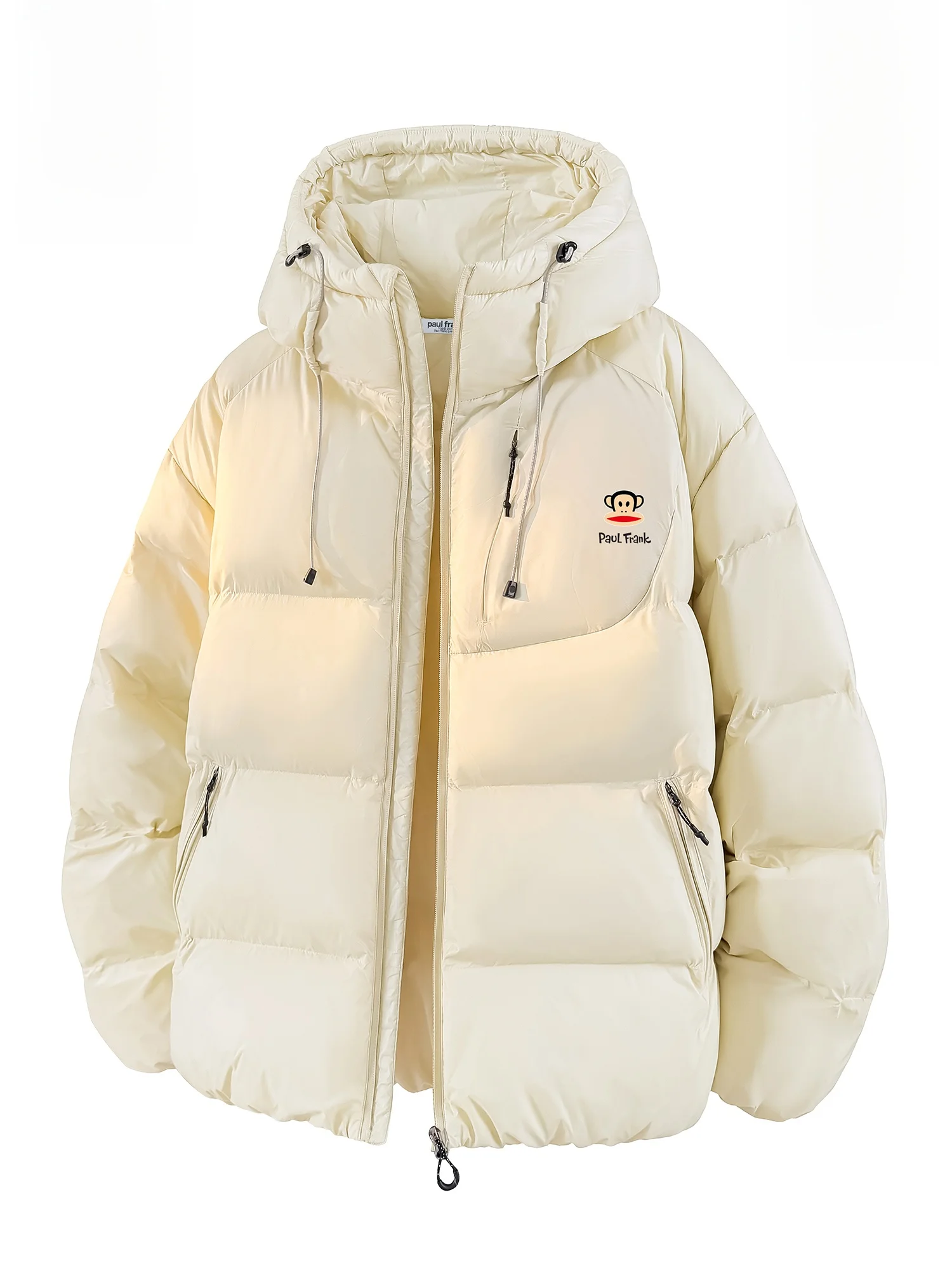 

Мужская зимняя теплая куртка Paul Frank из утолщенного хлопка, свободного кроя, с капюшоном, для повседневной носки, молодежная, из полиэстера.