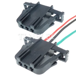 3 Pin Way Auto Tail Lights Unsealed Socket With Wires Car Male Female Wiring Harness Connectors For VW 3B0972703