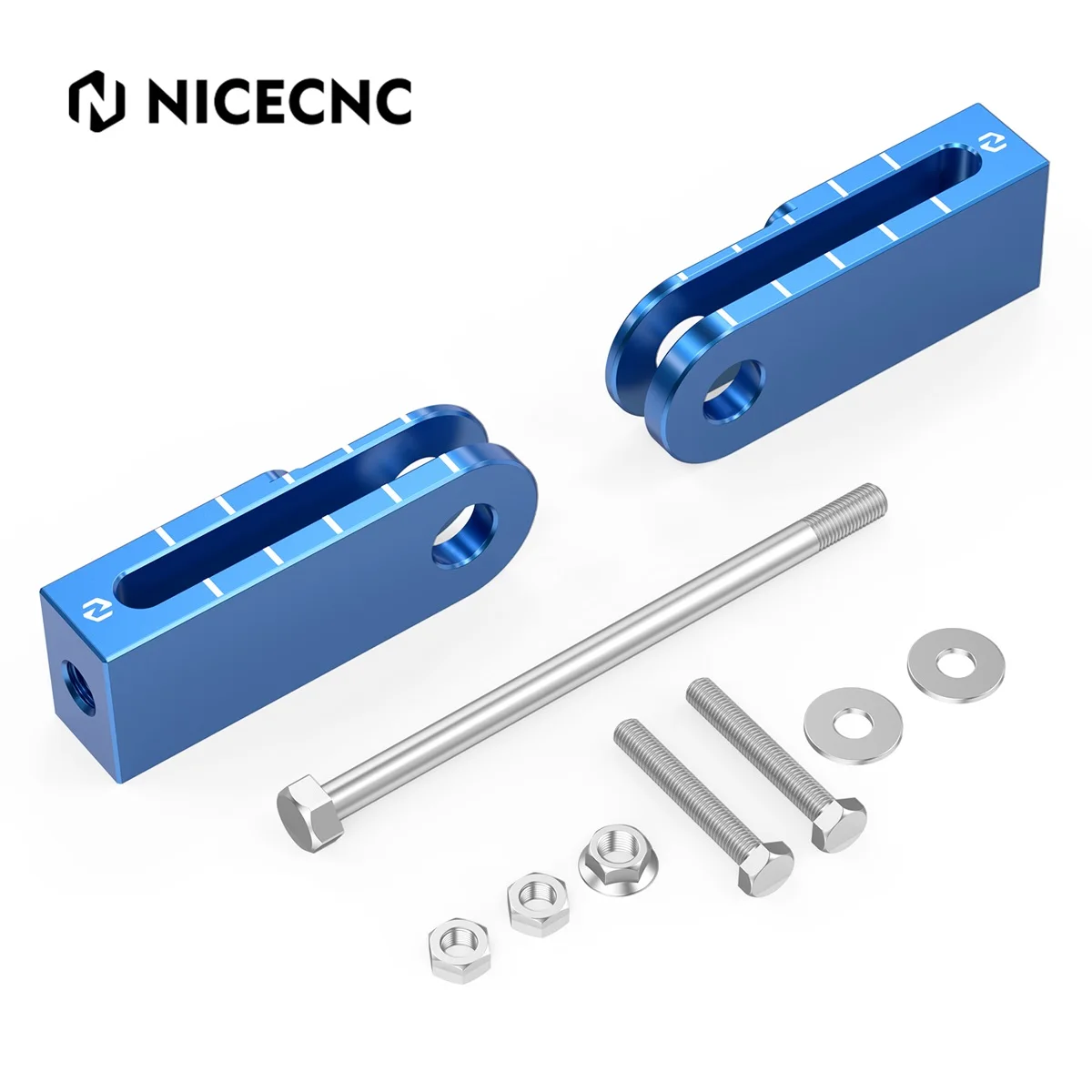 

NICECNC Chain Adjuster ATV For Yamaha Blaster 200 1988-2006 Banshee 350 1987-2006 T6-6061 Aluminum Anodized CNC-Machined