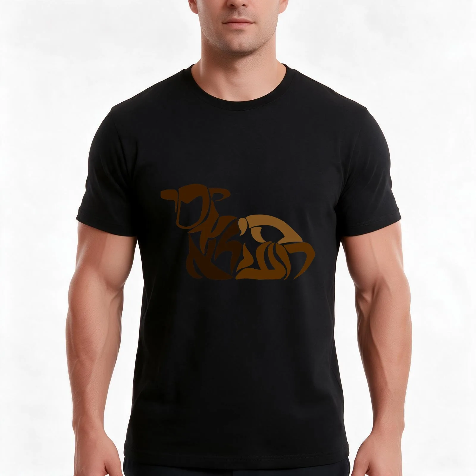 Psalm 23 Sheep T-Shirt, Summer Casual Cotton Tee, Oversized Streetwear Tops, Vintage Graphic Print, Loose Fit Short Sleeve