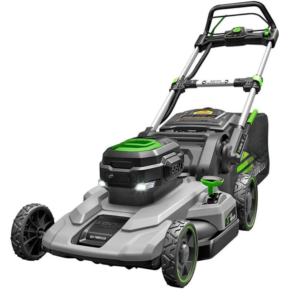 Electric Lawn Mower, Self-Propelled Cordless, Includes 56V 7.5Ah Battery and Rapid Charger - LM2102SP