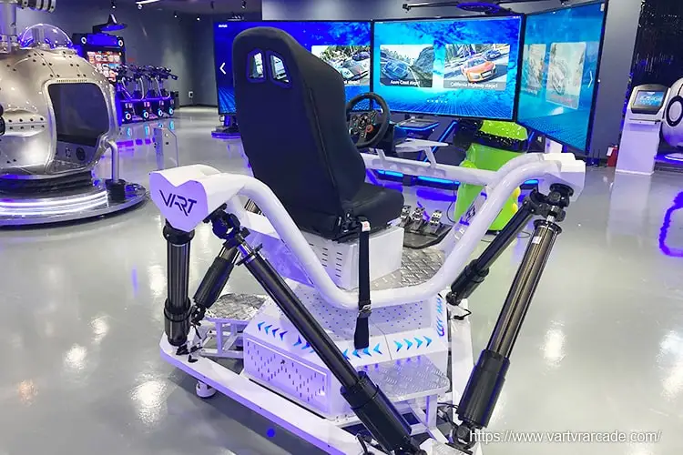 Indoor Amusement Park F1 Simulator 3 Three-screen 6 Dof Six-axle Vr Simulator Car 3 Screen Racing Simulator