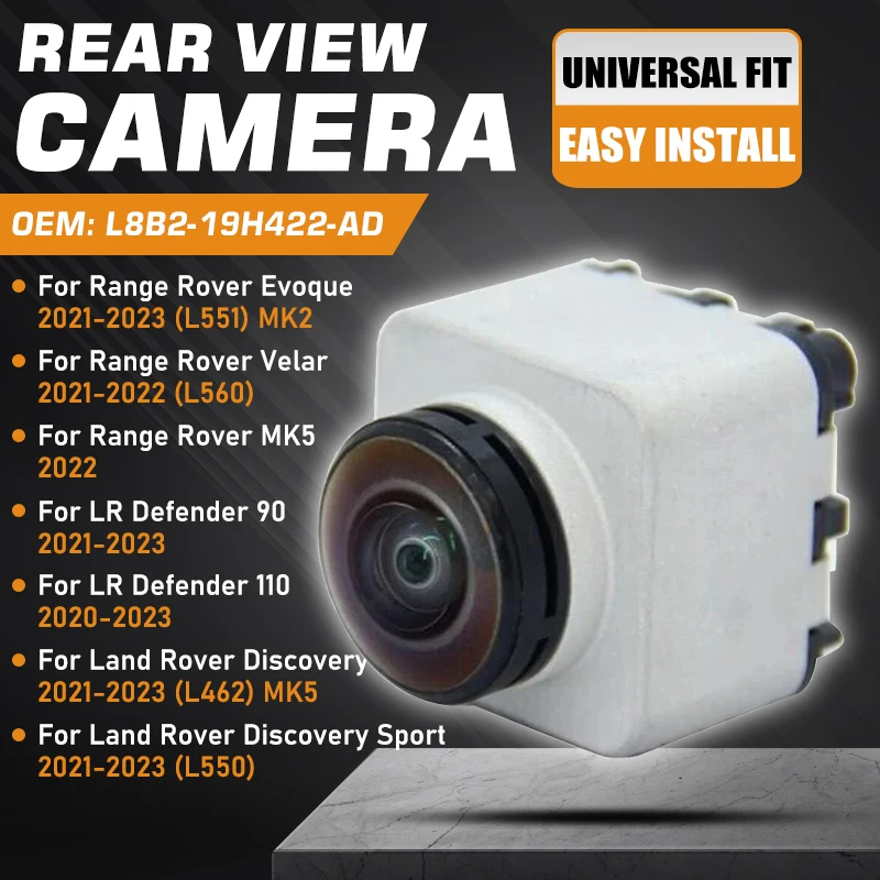 

Reversing Rear View Backup Camera L8B219H422AD For Land Range Rover MK5 Evoque Velar Discovery L462 L550 Sport Defender 90 110