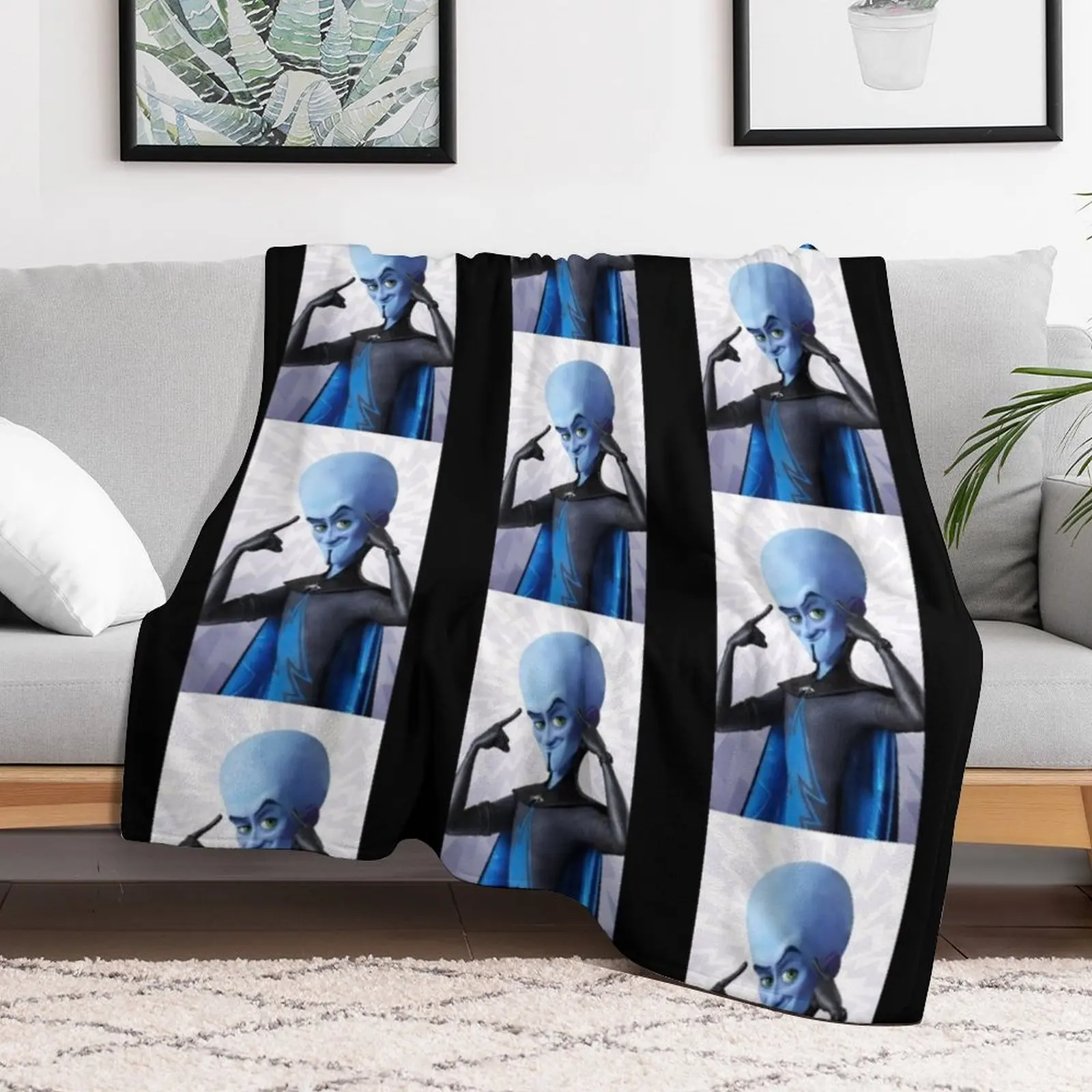 megamind Throw Blanket blankets ands Luxury Brand Giant Sofa Blankets