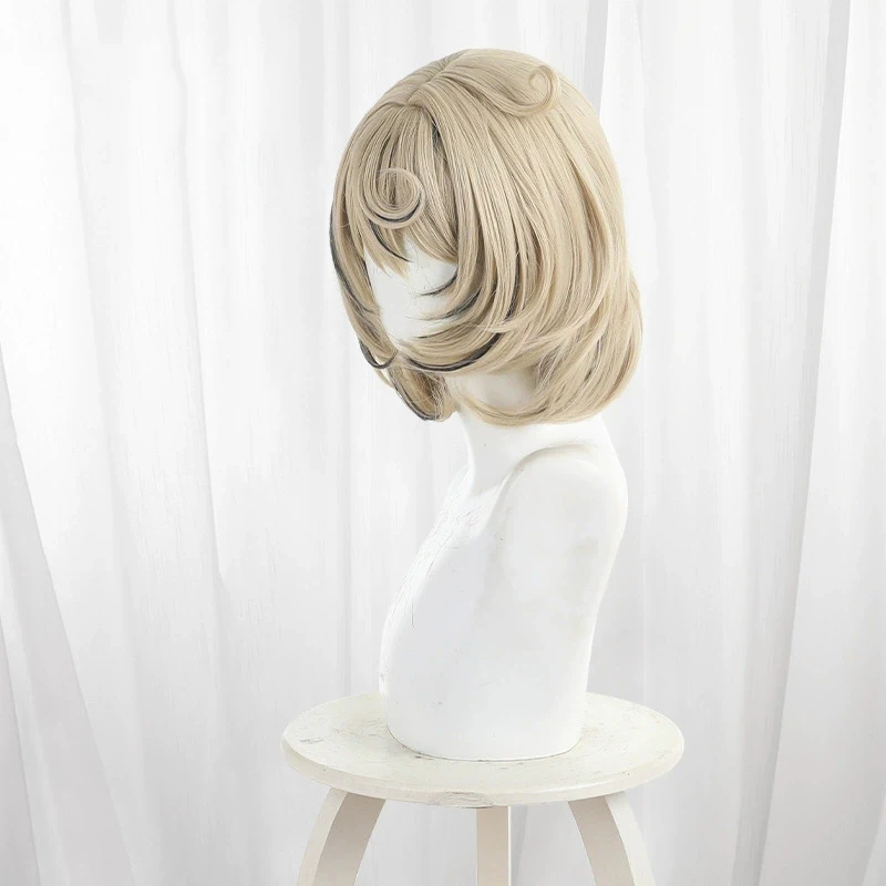 게임 Zenless Zone Zero Yidhari 코스프레 가발 여성 황금 머리 내열성 합성 가발 할로윈 소품