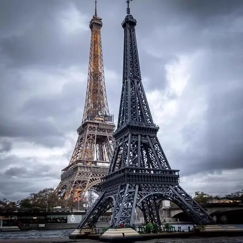 

Inventory of new 1.5-meter-high Eiffel Tower 10001 Paris world-famous building blocks, adult toys, brick decorations