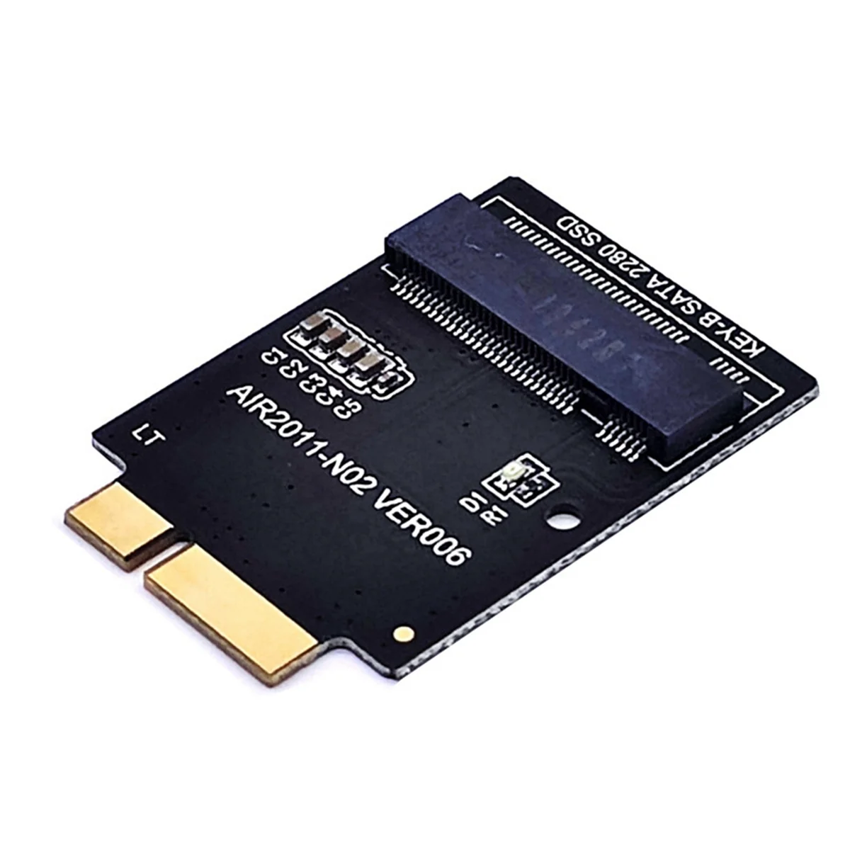 ABGN M.2 NGFF SATA SSD-Adapter für 2010–2011 A1369 A1370 M2 SSD-Konverterkarte, unterstützt nur 2280 M2 SSD