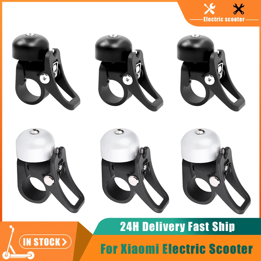 

10PCS Clear Sound Handlebar Alarm Bell For Xiaomi M365 Pro 1S Electric Scooter Quality Bell Horn Ring With Quick Release Mount