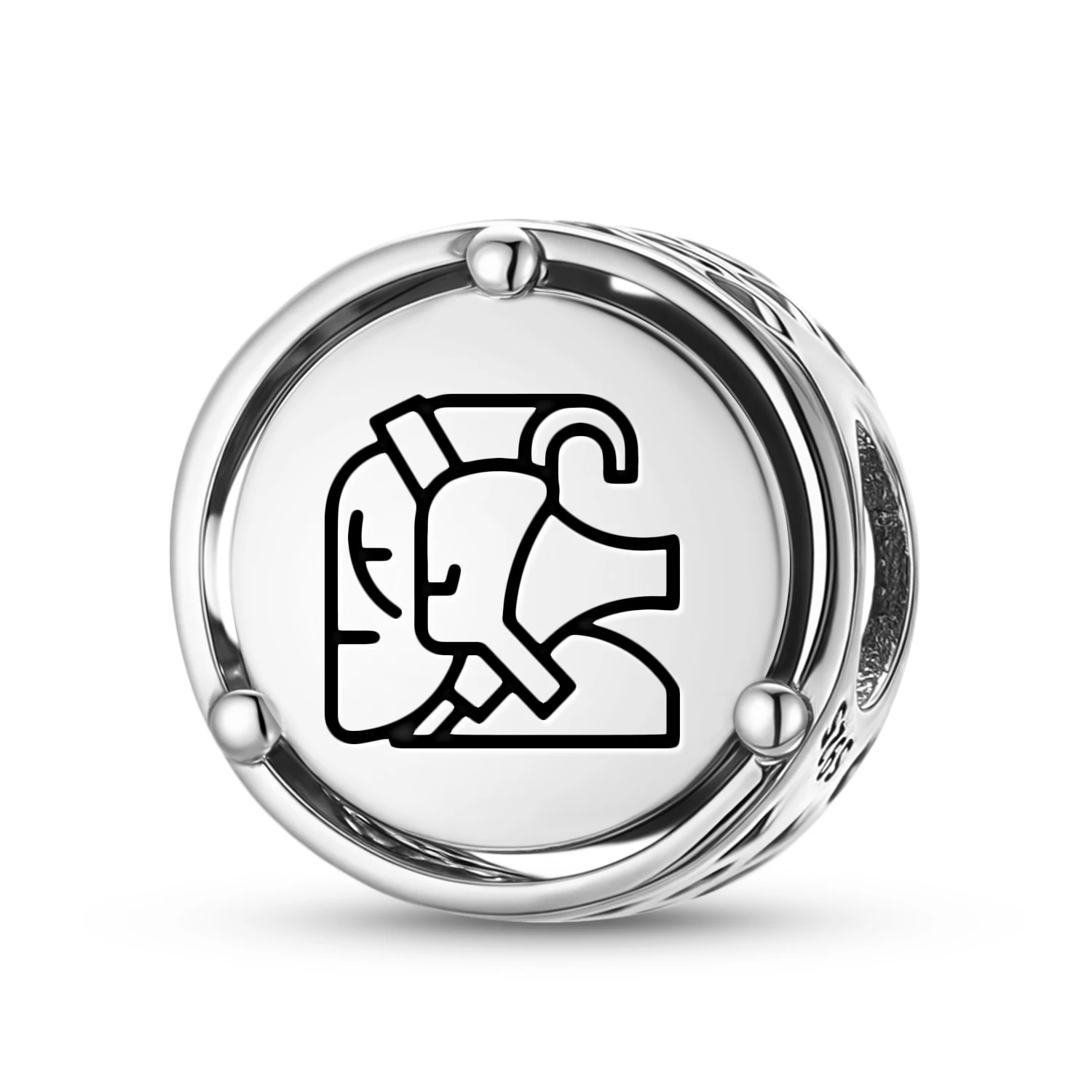

Mayan Yum Kaax 925 Sterling Silver Symbol Charm Fit Original Bracelet Diy Jewelry Accessories Family Bead
