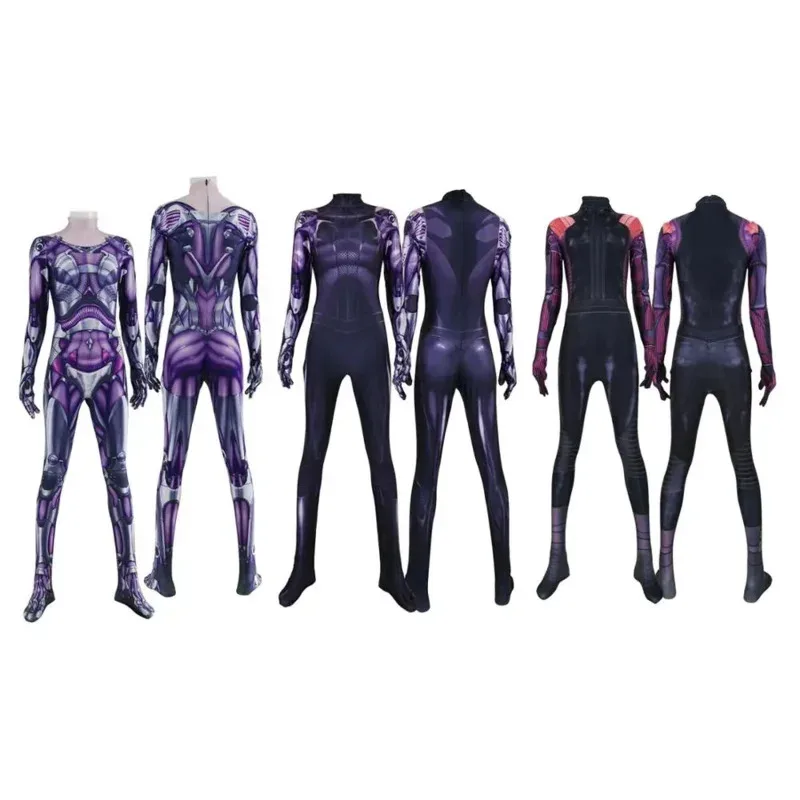 Mujer Alita Battle Angel Rosa Salazar disfraces Cosplay monos Zentai traje de fiesta de Halloween adultos niños ukh