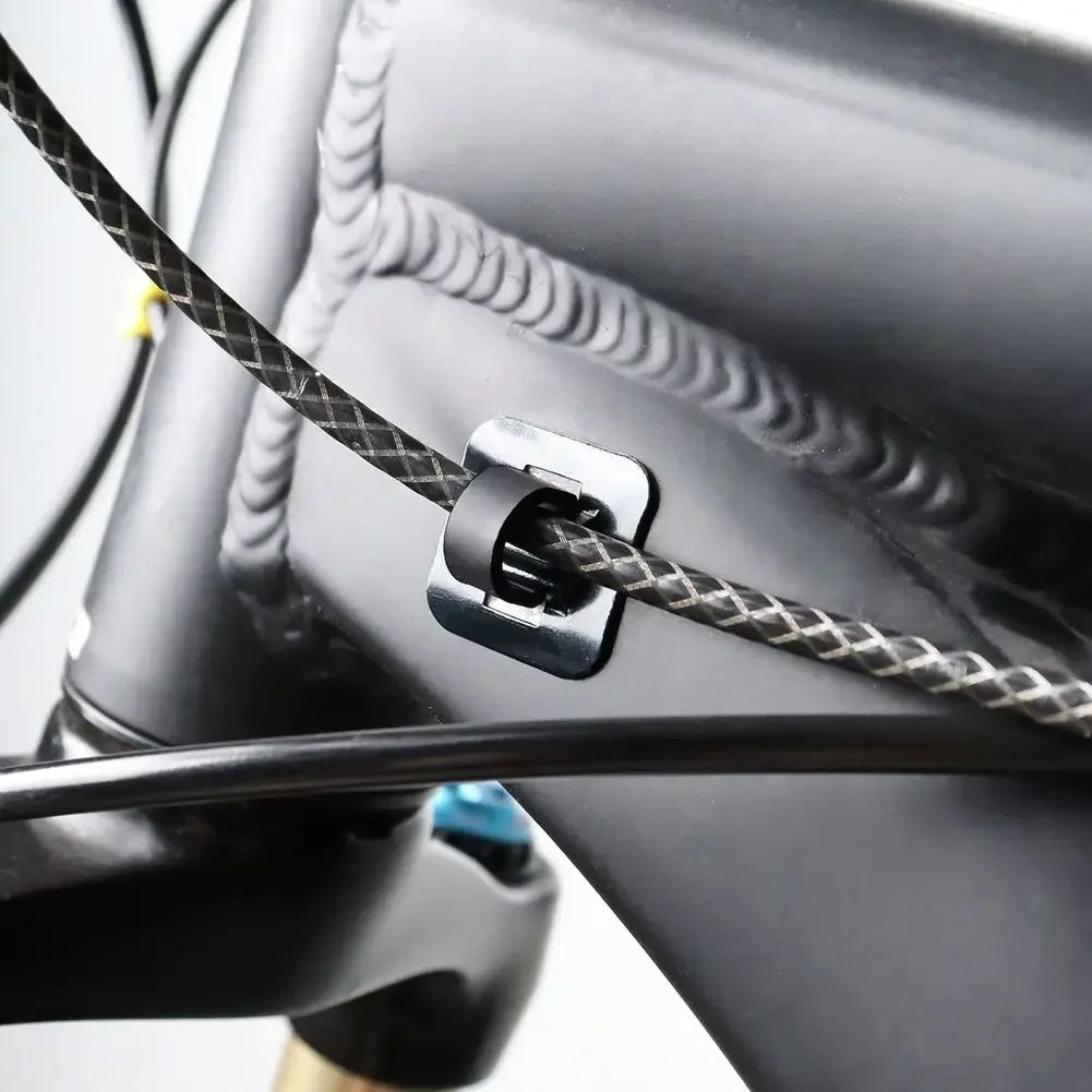 

Bike Cable C-Clips C-Buckle Brake Cables Clamp Cycling Accessories Fix parts Fixing Clamps For mountain Road bicycle accessories