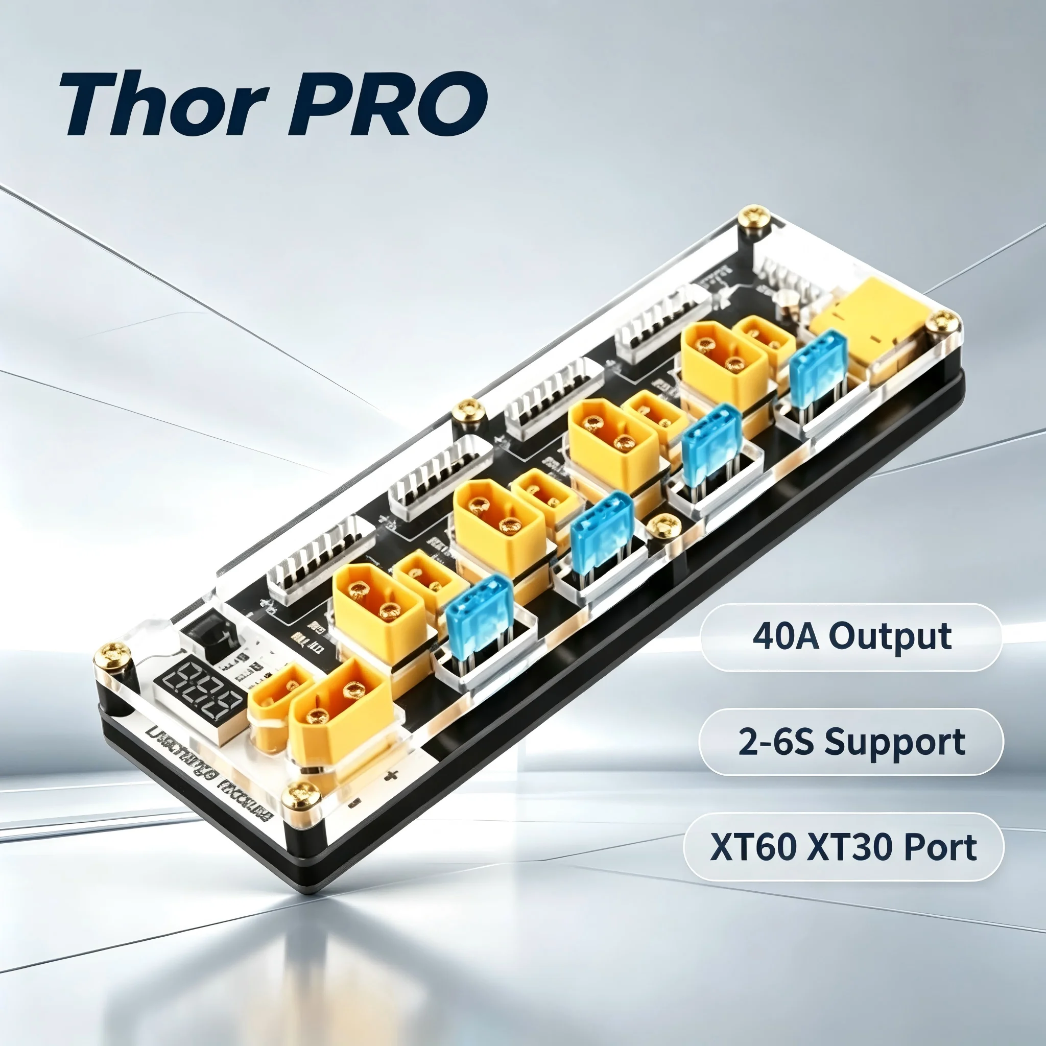 HGLRC Thor Pro 40A Parallel Balance Charging Board XT60 XT30 For 2-6S Lipo Battery Fit Imax B6 Isdt Q6 Hota D6 Pro Rc Parts