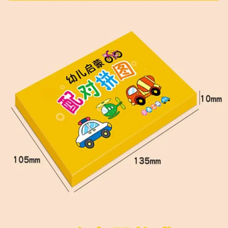 1-set educatief speelgoed kinderdierpuzzels voor peuters jongens meisjes leren dieren geheugenkaart matching game