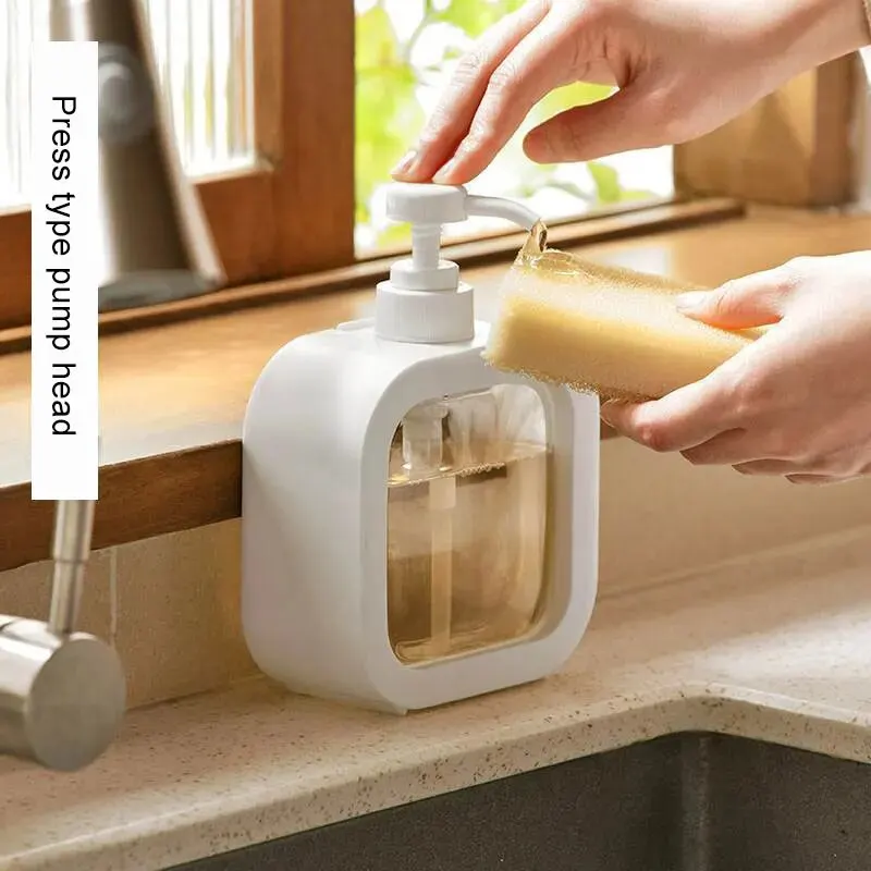 

1pc Large Capacity Empty Bottle Laundry Detergent Dispensing Bottle and Shower Gel Detergent Dispensing Bottle
