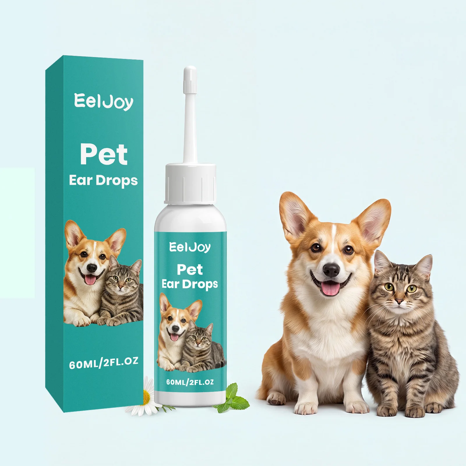 Cat Dog Ear Cleaner Anti Infection Control Mite Tick Avoid Deafness Wax Debris Removes Ear Stain Odor Relieve Itching Ear Drops