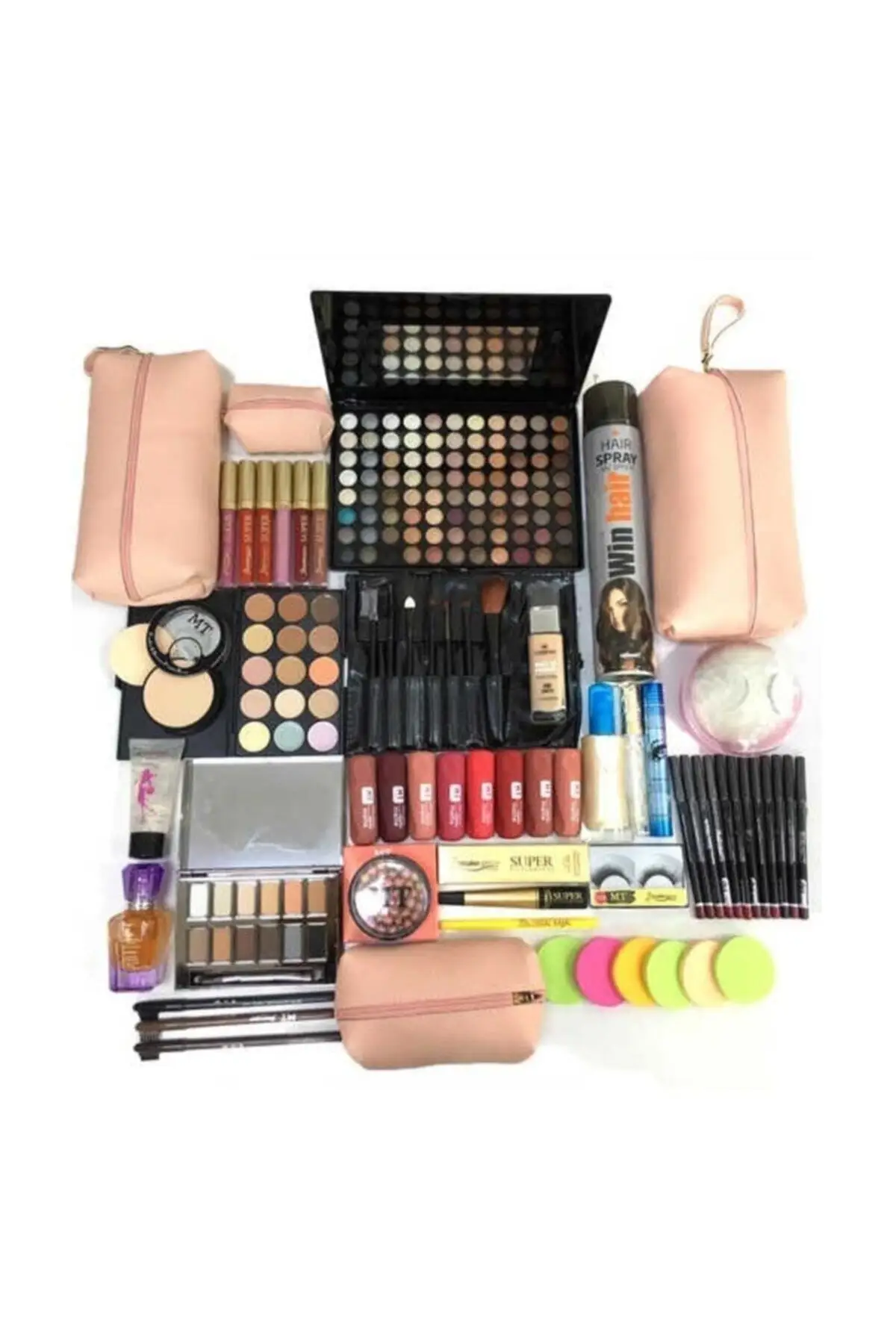 Bridal Dowry Makeup Set 62 Pieces Makeup Set Suitable For White Skin Skin Cosmetics