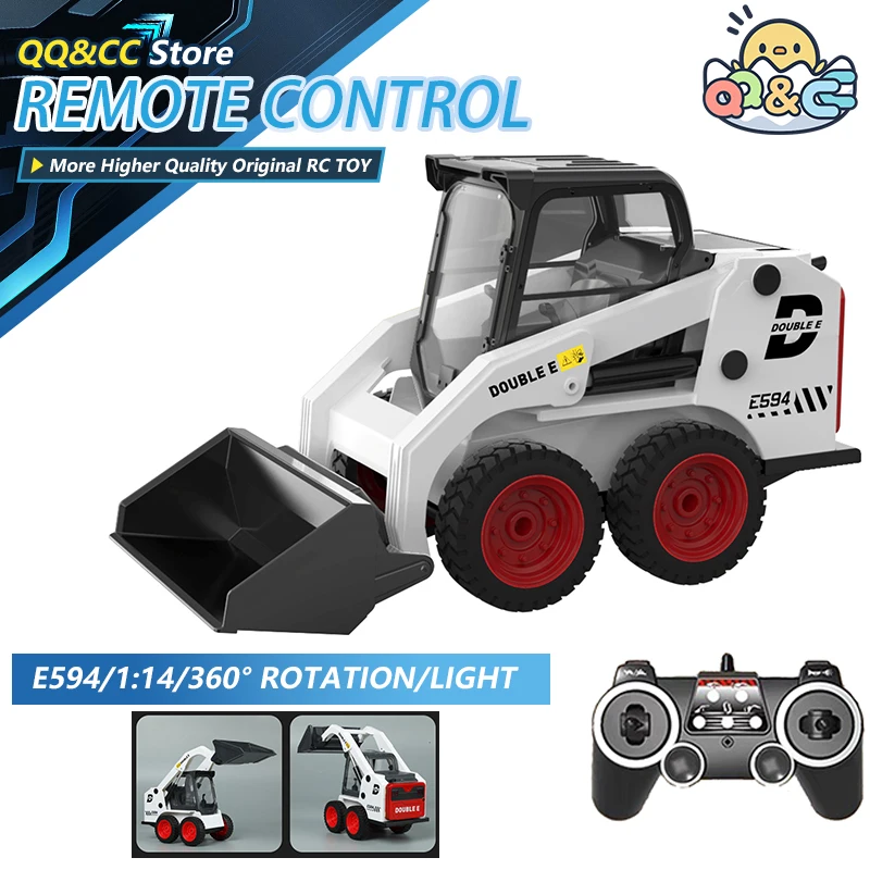 2025 Double E RC Truck Loader 1/14 E594 RC excavator Remote control Car Engineering vehicles Trucks toys for boys children Gift