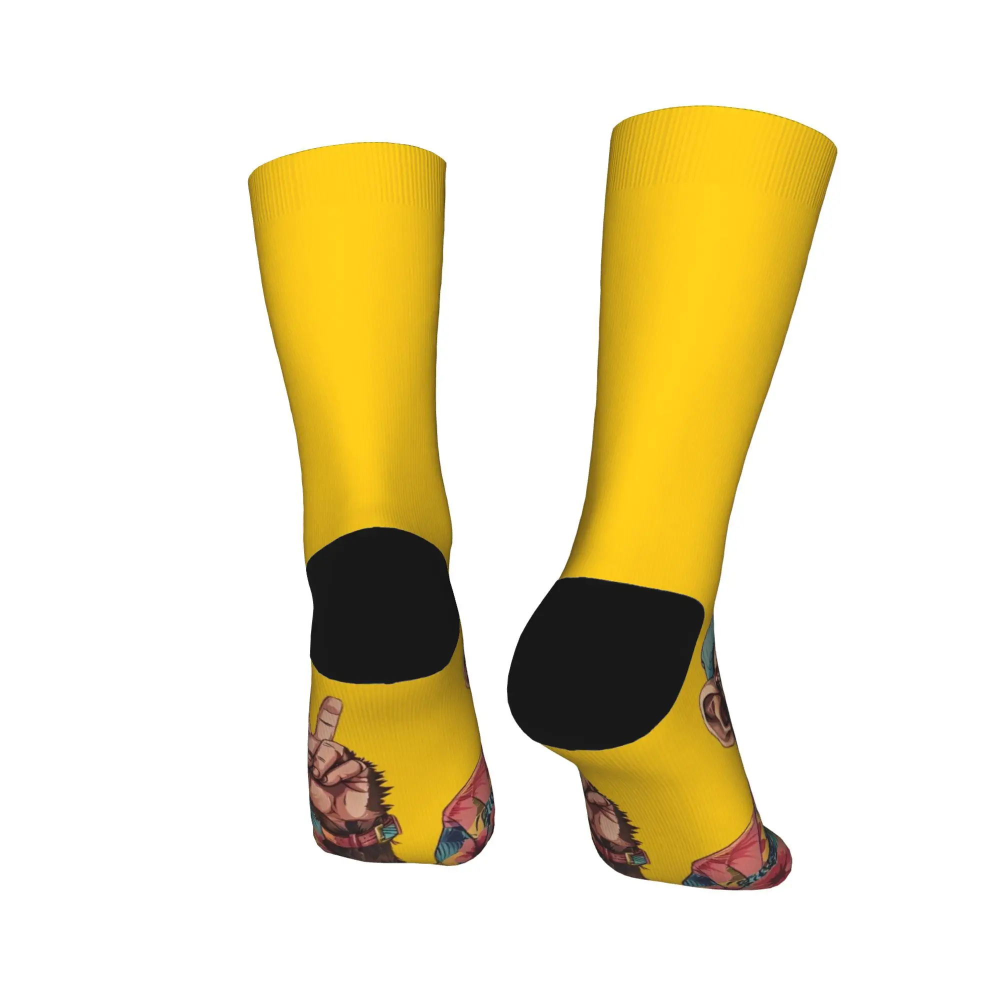 Arte gorila meias engraçadas meias masculinas qualidade ciclismo meias primavera gráfico antiderrapante meias