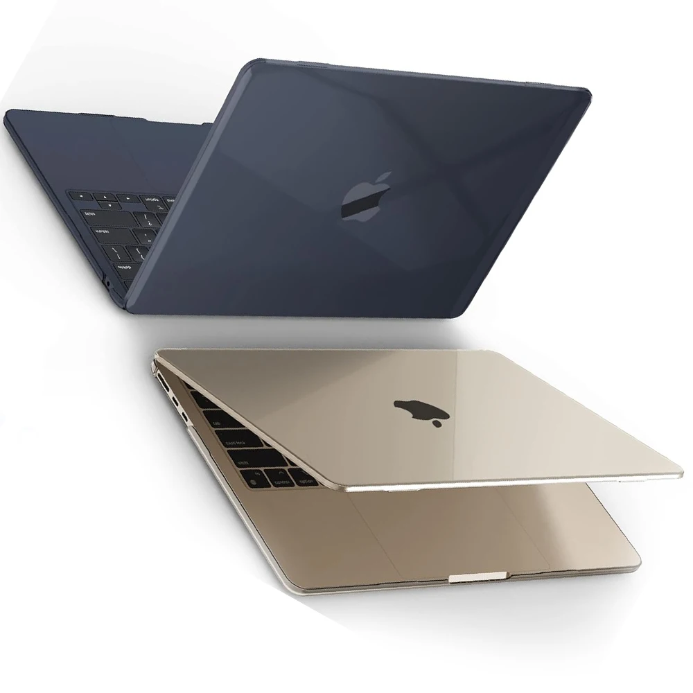 Compatible with MacBook Air 13.6 inch Case 2022 -2026 M2 M3 M4 M5 Chip A2681/A3113 A3240 A3449 Hard Shell Case Crystal Clear
