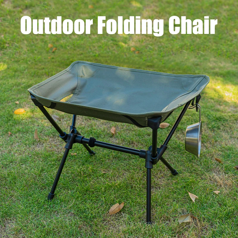 Outdoor Folding Chair, Camping, Portable, Ultra Light, Aluminum Alloy, Fishing Stool, Field Trekker Chair