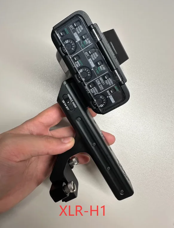 95new  XLR-H1 microphone adapter handle. Suitable for Sony FX3 and FX30 mirrorless cameras