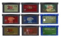 GBA Game Zeld Series Console Cartridge,Minish Cap Card,Four Awakening DX Swords,Double Pack for GBA/NDS,32-bit