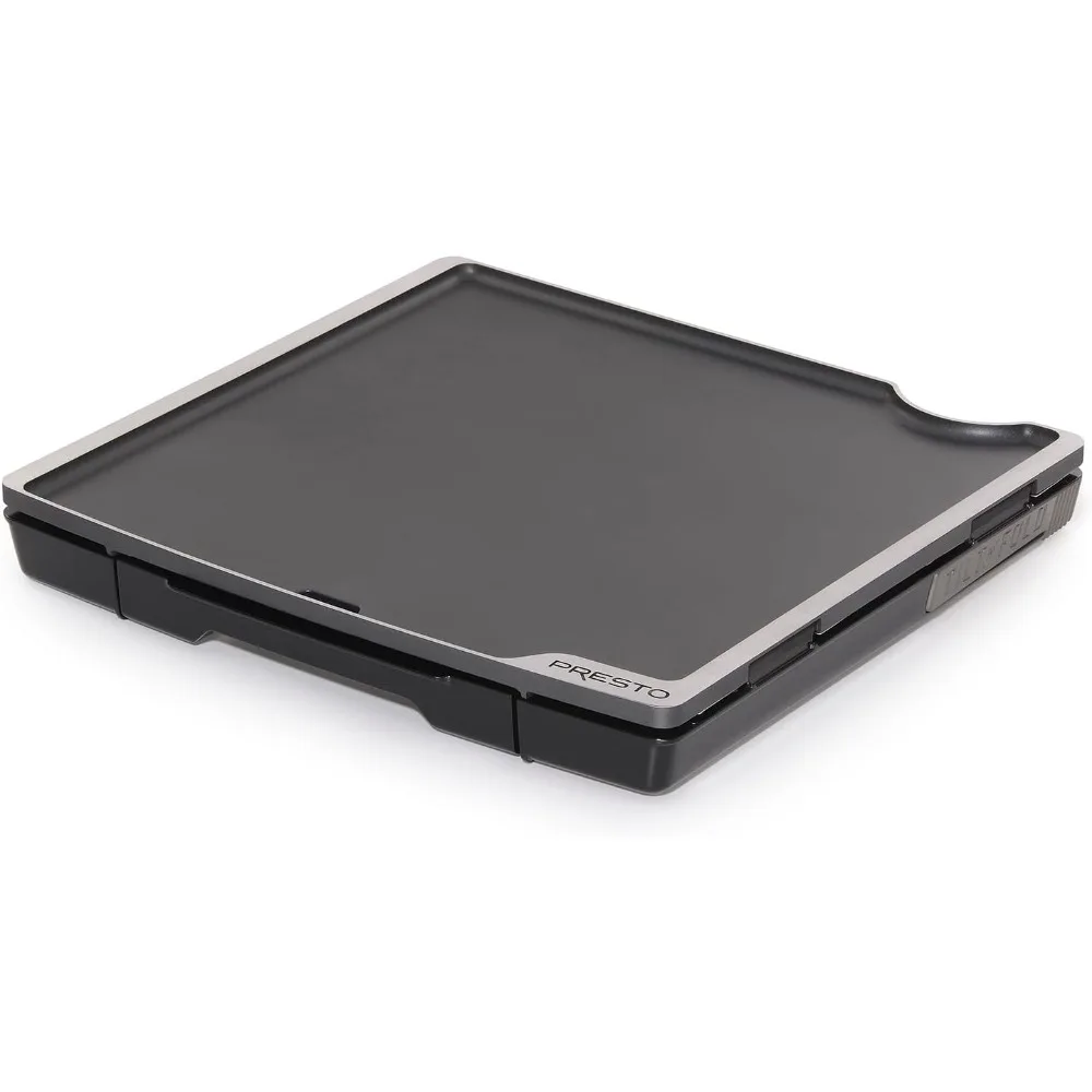 07073 Electric Tilt-N-fold Griddle, 19", Black