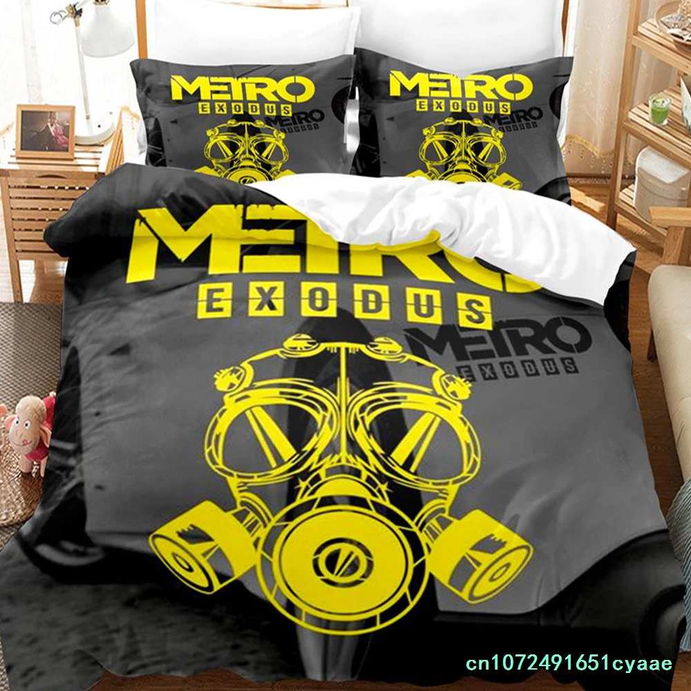 3D Printing Aliexpress - Комплект постельного белья Metro Exodus: односпальный,