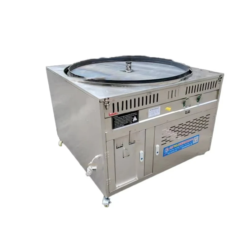 Multi-function Steaming and Baking All-in-one MachineDual Fuel Gas/Electric Stainless Steel Pan-fried Dumpling and Pancake