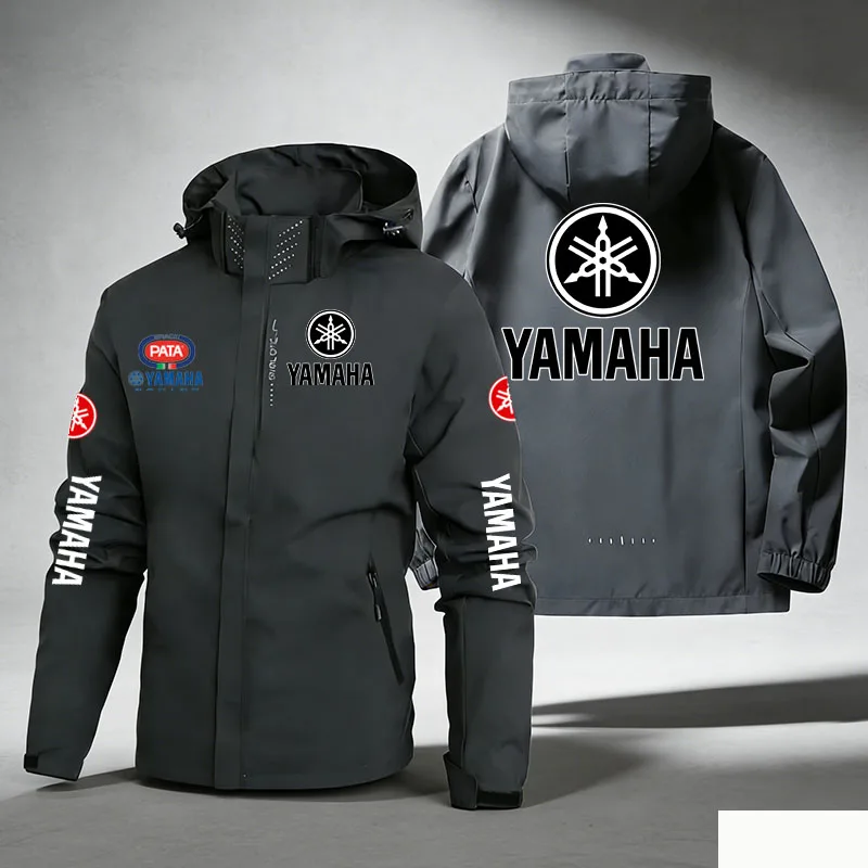 Yamaha Logo Three-Defense Technology Outdoor Storm Coat Men's 2026 New Fall New Style Wind Jacket Sports Jacket Racing Suit Coat